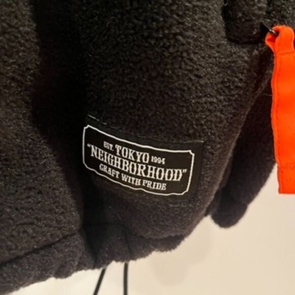 Neighborhood Squad Black Fleece Popover Jacket Orange SQD E-Jacket XL Japan - Picture 9 of 12